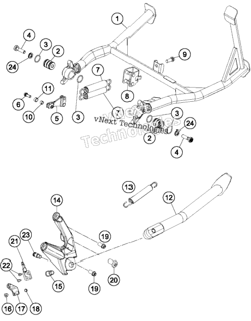 Side- Center Stand