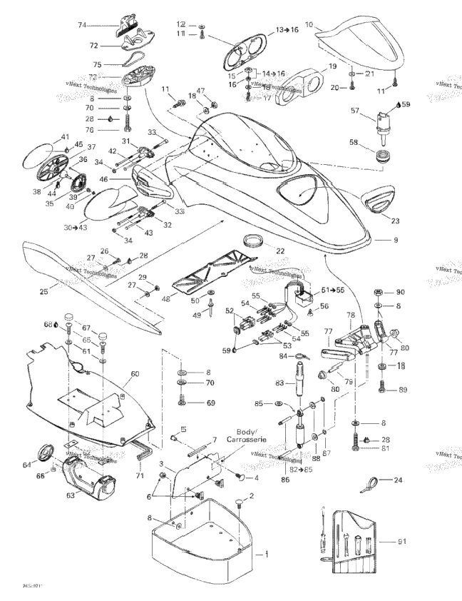 Front Storage Compartment