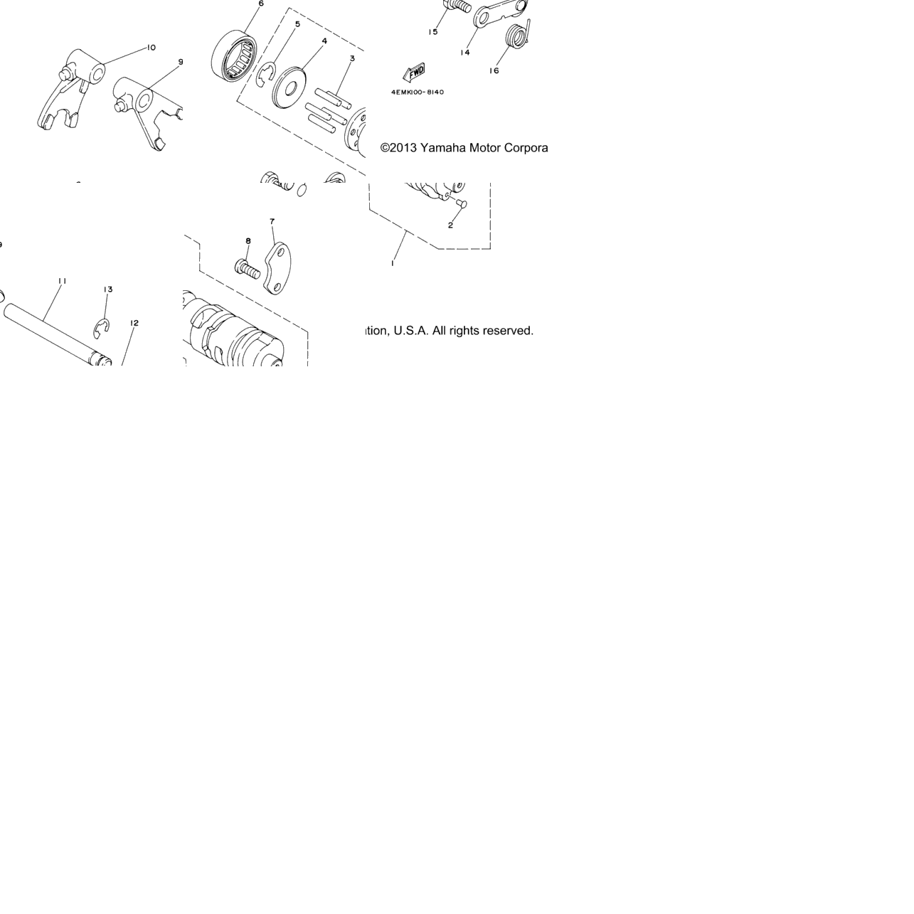 Shift Cam Fork