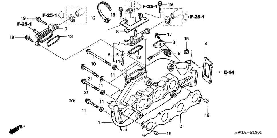 EXHAUST MANIFOLD (TURBO)