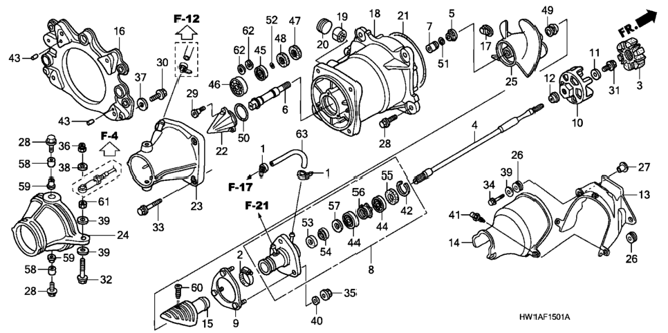 IMPELLER / DRIVESHAFT (TURBO)
