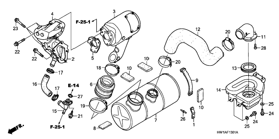 MUFFLER (TURBO)