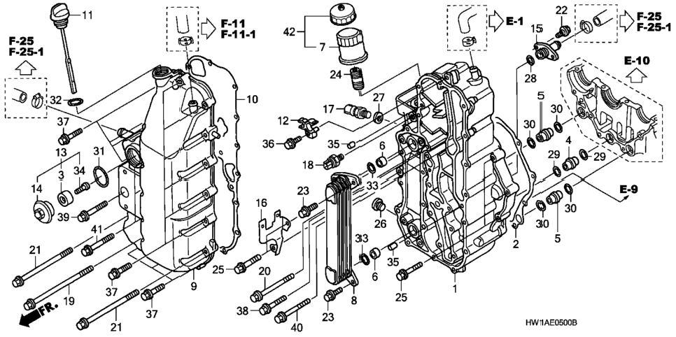 OIL TANK COVER / FRONT COVER