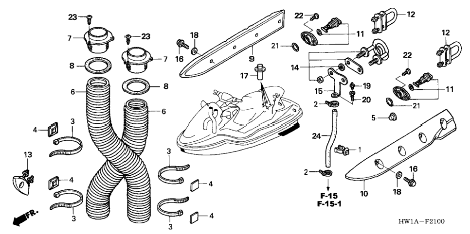 SPONSON / AIR VENT TUBE