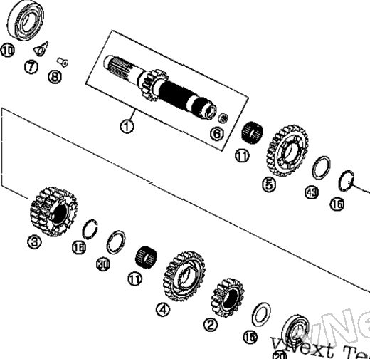 Transmission I - Main Shaft