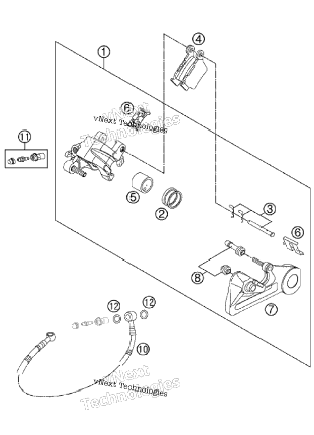 Brake Caliper Rear