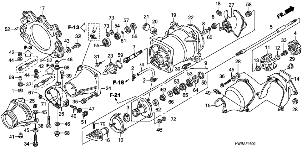 IMPELLER / DRIVESHAFT