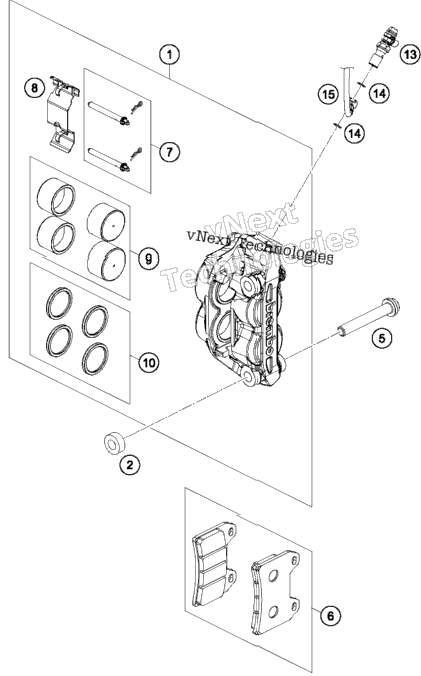 Brake Caliper Rear