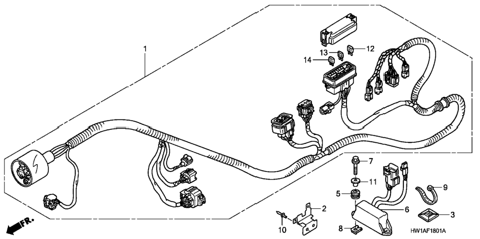 WIRE HARNESS (FRAME)