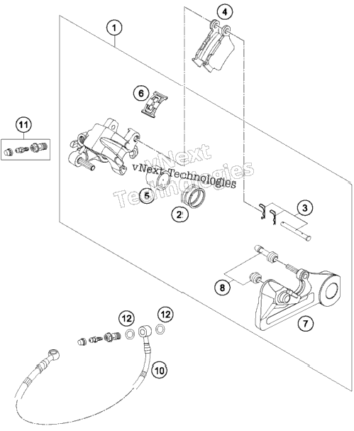 Brake Caliper Rear
