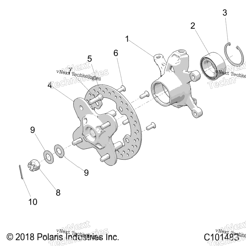 Suspension, Front Hub & Steering Knuckle