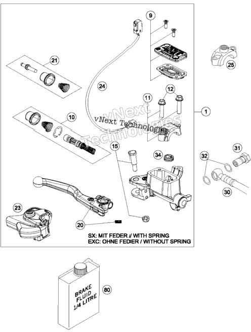 Hand Brake Cylinder