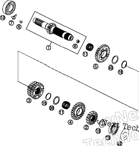 Transmission I - Main Shaft