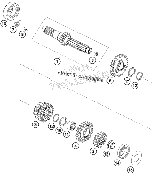 Transmission I - Main Shaft