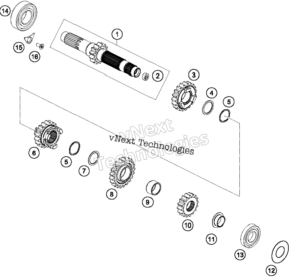 Transmission I - Main Shaft