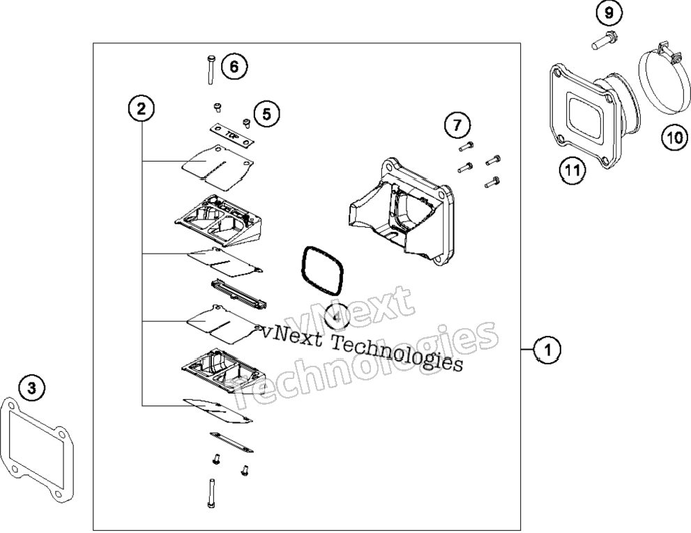 Reed Valve Case