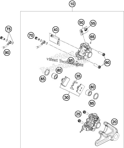 Brake Caliper Rear