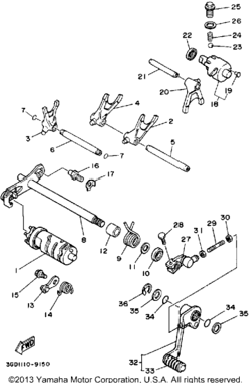 Shift Cam Fork