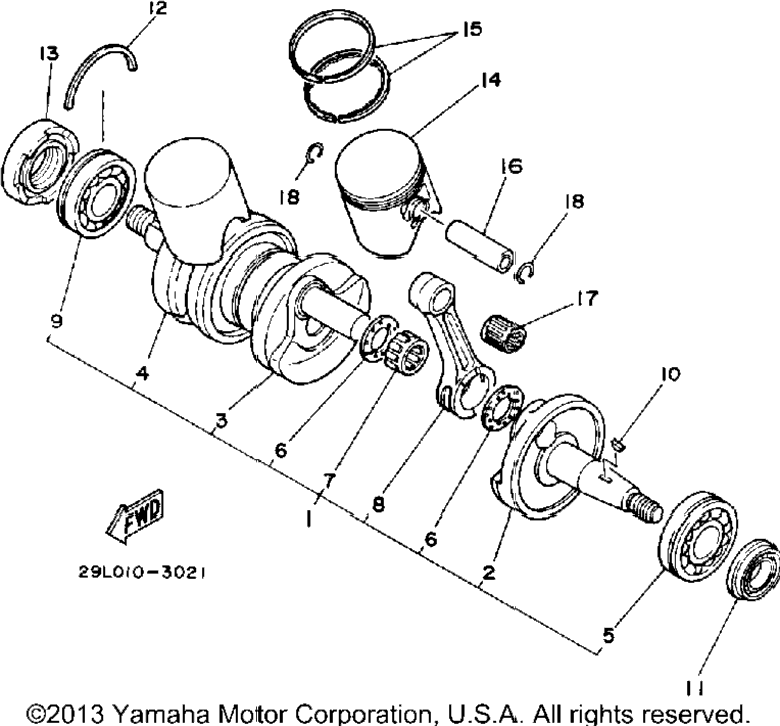 Crankshaft - Piston
