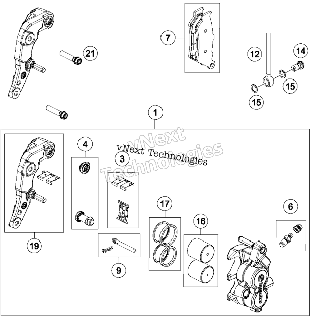 Brake Caliper Front