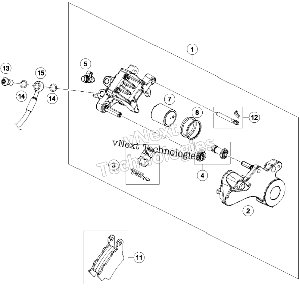 Brake Caliper Rear