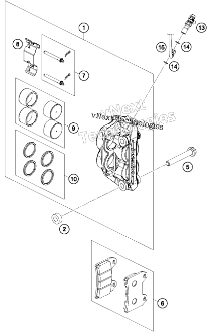 Brake Caliper Front