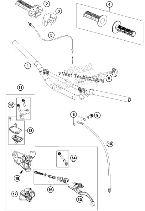 Handlebar, Instruments