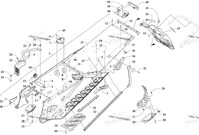Tunnel And Snowflap Assembly