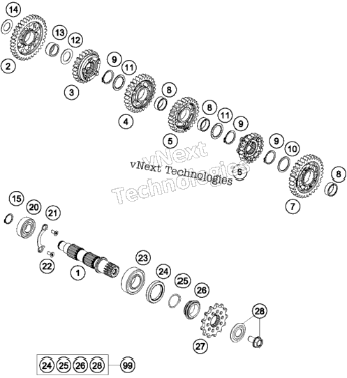 Transmission I - Countershaft