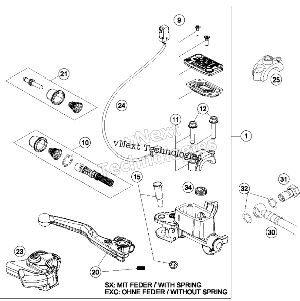 Hand Brake Cylinder