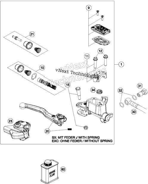 Hand Brake Cylinder