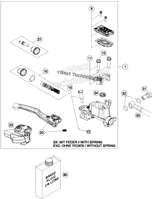 Hand Brake Cylinder