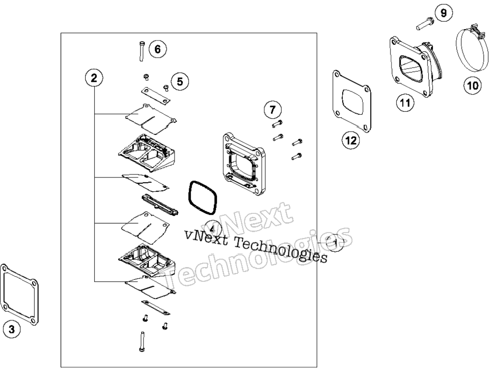 Reed Valve Case