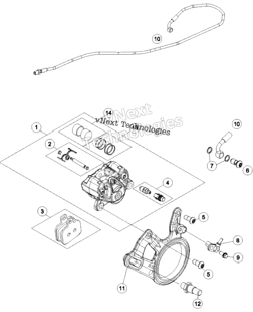Brake Caliper Rear