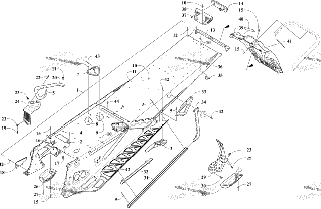 Tunnel And Snowflap Assembly