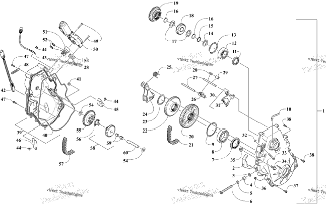 Chain Case Assembly