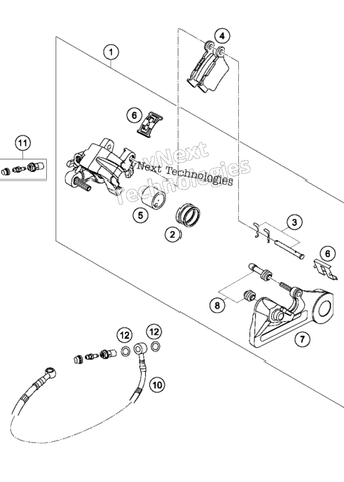 Brake Caliper Rear
