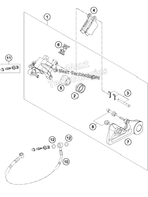 Brake Caliper Rear