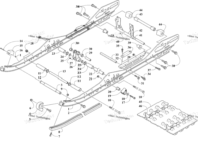 Slide Rail And Track Assembly