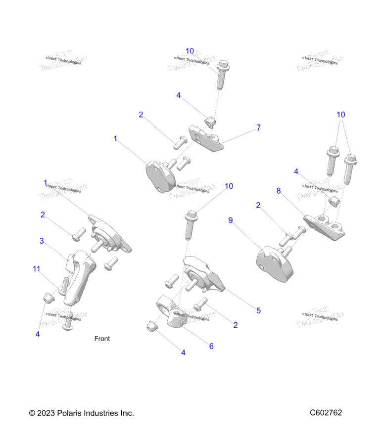 Engine, Mounting & Long Block