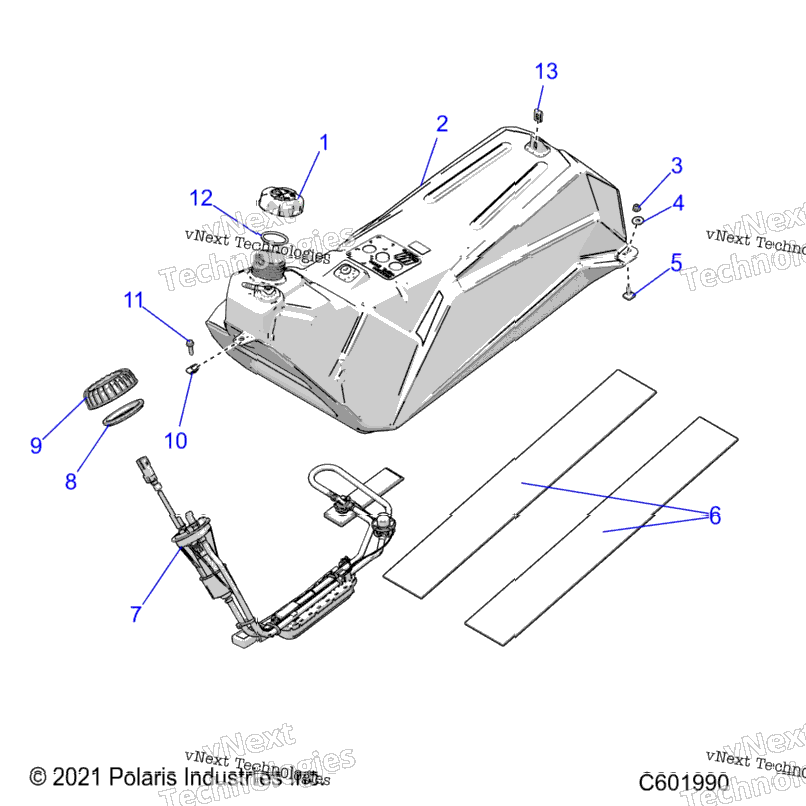 Fuel System, Fuel Tank And Pump