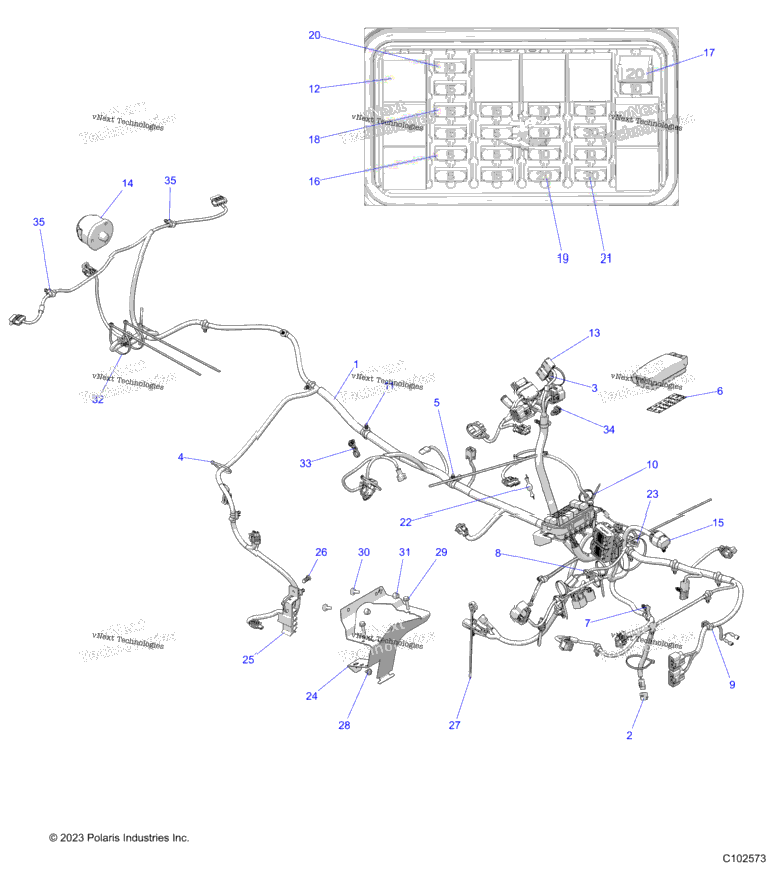 Electrical, Main Wire Harness
