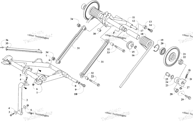 Rear Suspension Arm Assemblies