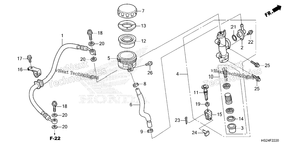 Rear Brake Master Cylinder