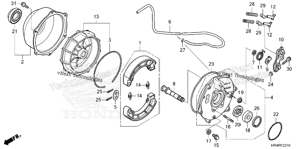 Rear Brake Panel