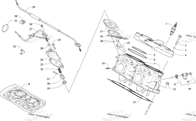 Cylinder And Head Assembly