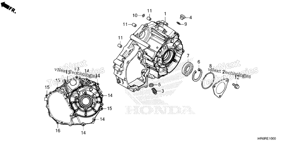 Rear Crankcase Cover