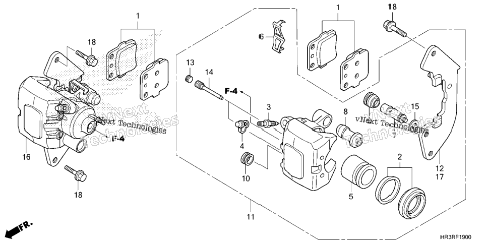 Front Brake Caliper