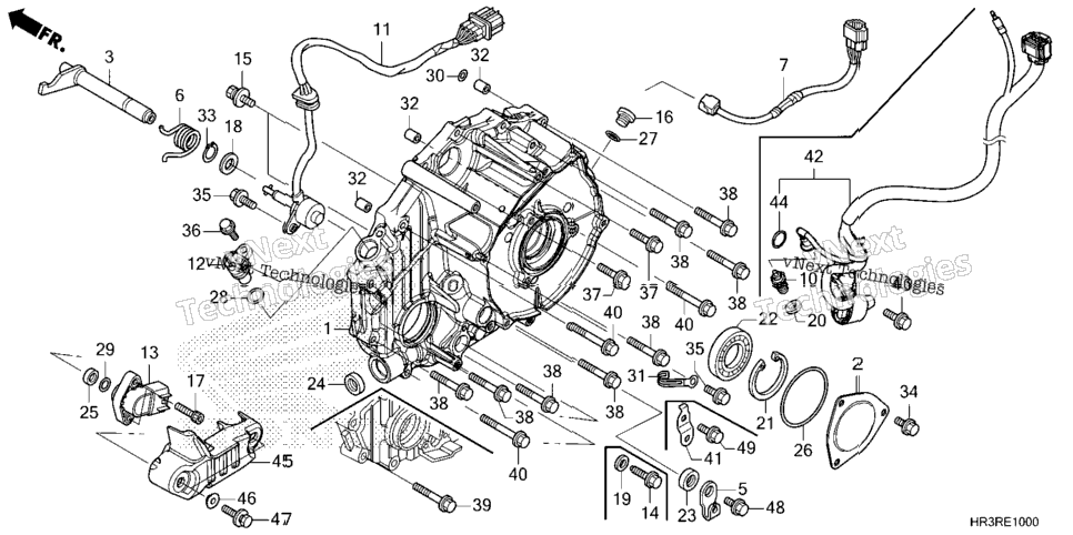 Rear Crankcase Cover