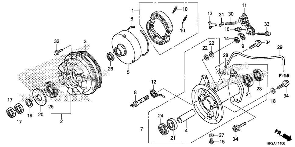 Rear Brake Panel